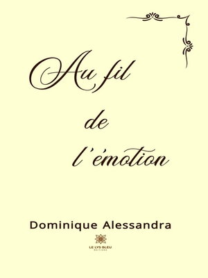 cover image of Au fil de l'émotion
